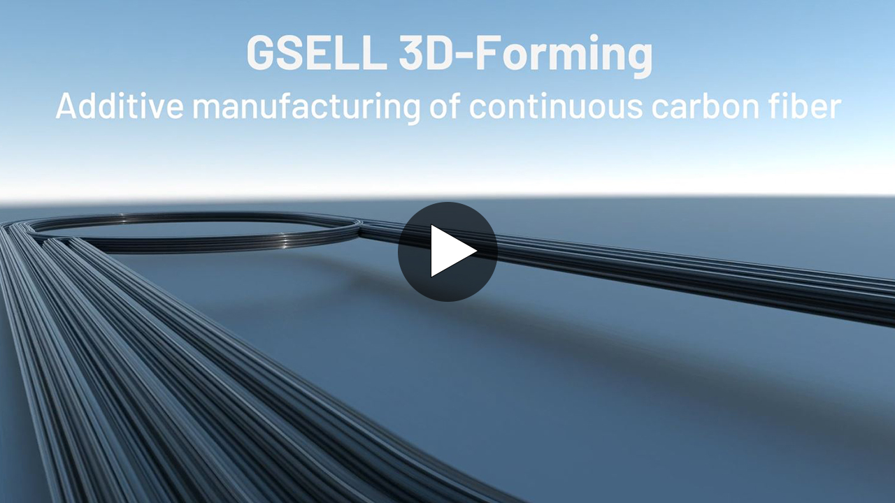 Video Gsell 3D-Forming Additive manufacturing of continuous carbon fiber